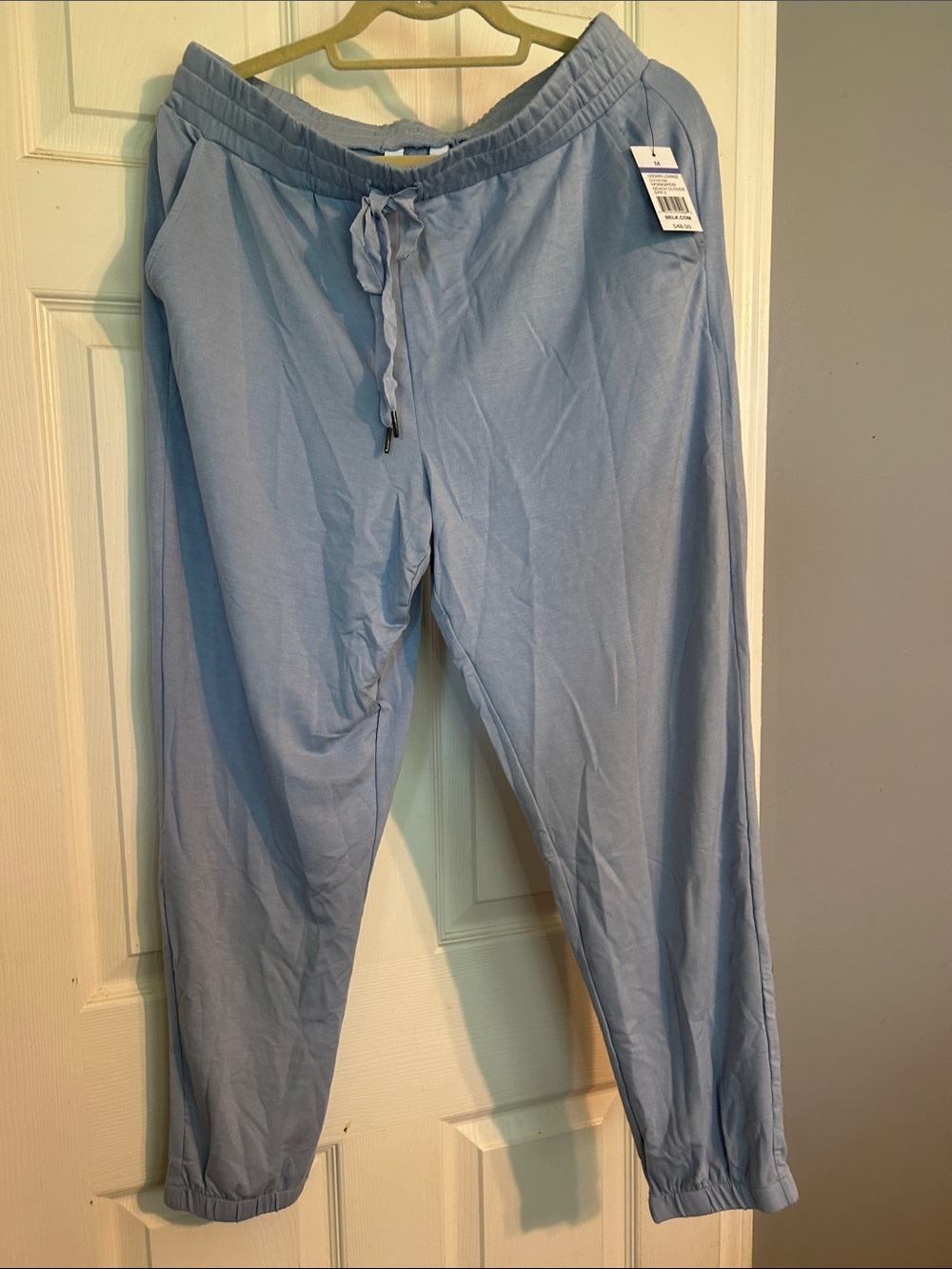 Light Blue Women's Drawstring Lounge Pants